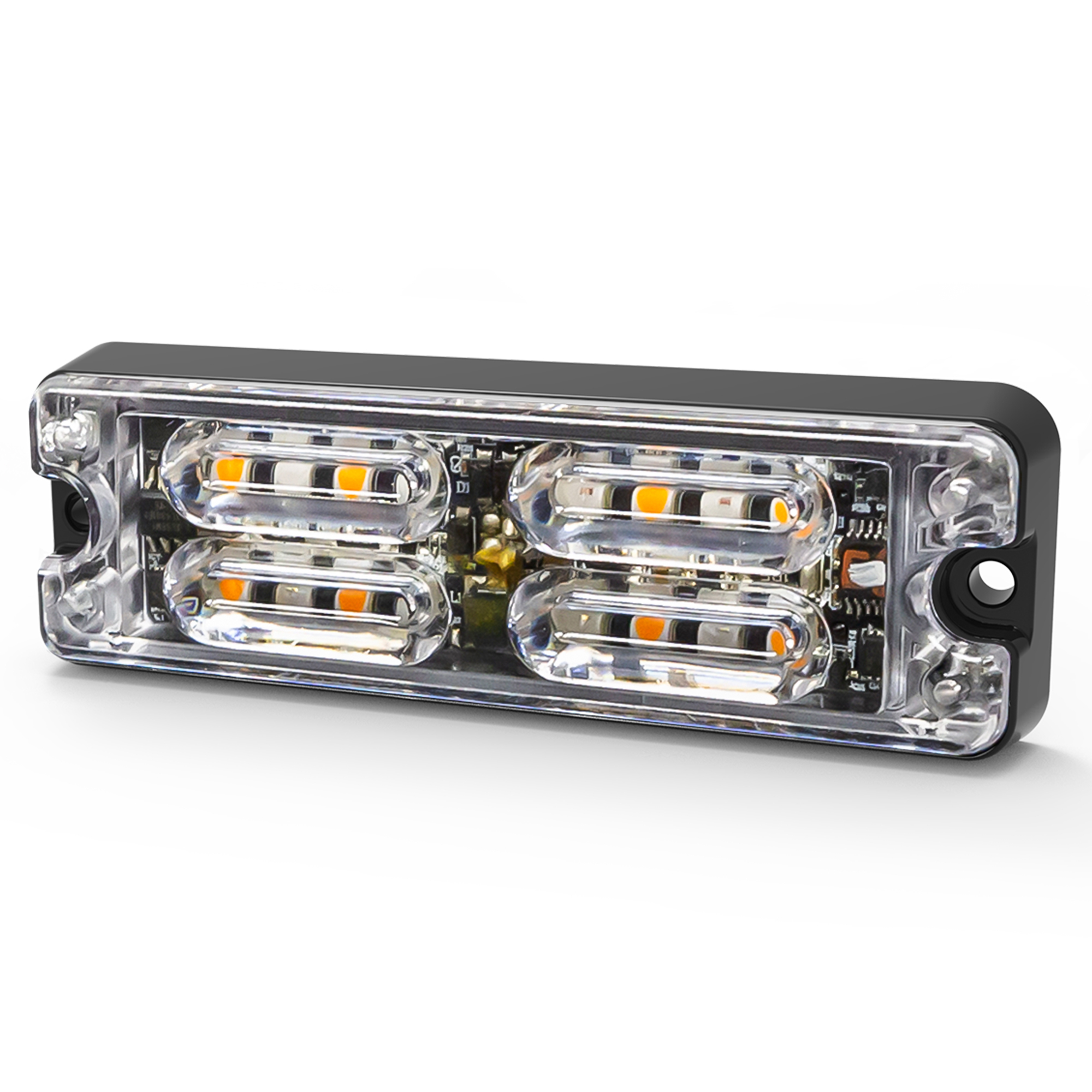ECCO, Directional Warning Light: 12LEDs, red, Light Type LED, Lens Color Clear, Included (qty.) 1 Model# ED3511R